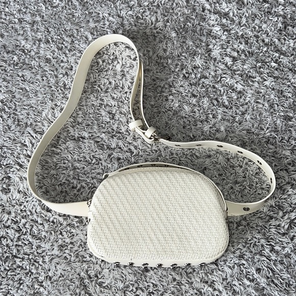 Zara Bags Zara Braided Crossbody Belt Bag White Poshmark